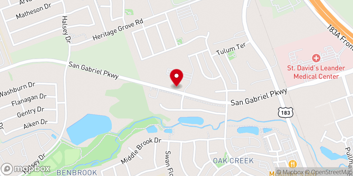 Map showing location of North Way Bible Church