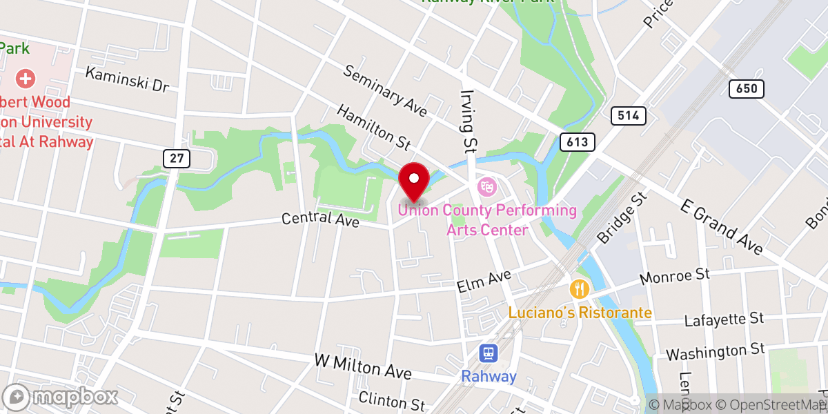 Map showing location of Ebenezer AME Church
