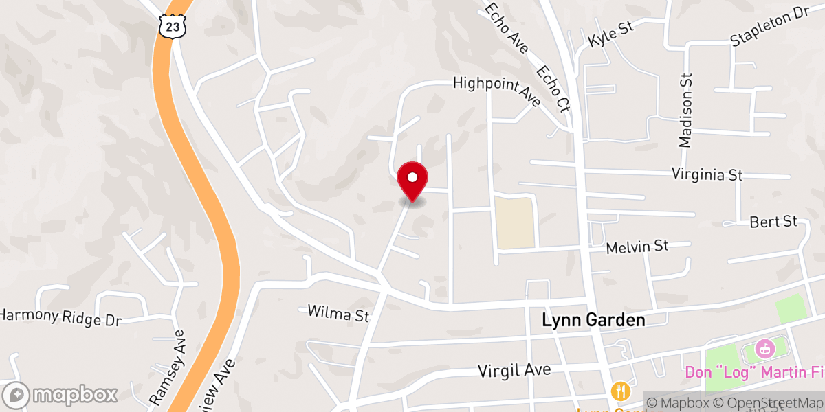 Map showing location of Apostolic Lighthouse Church