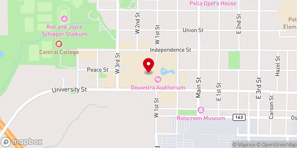 Map showing location of The Chapel