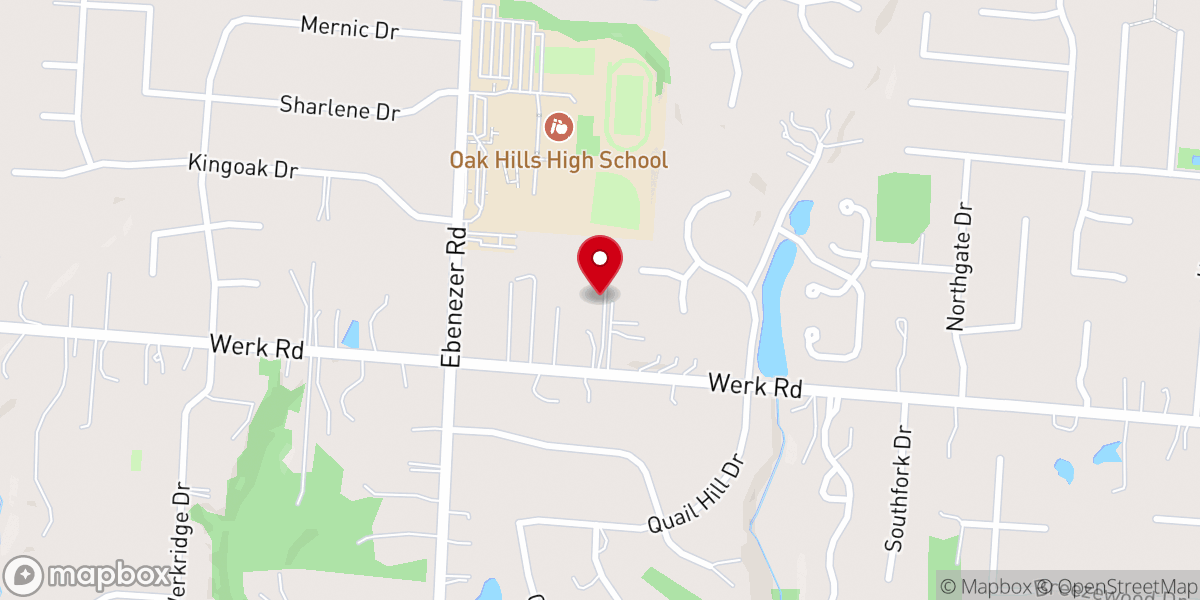 Map showing location of Philippi Baptist Church