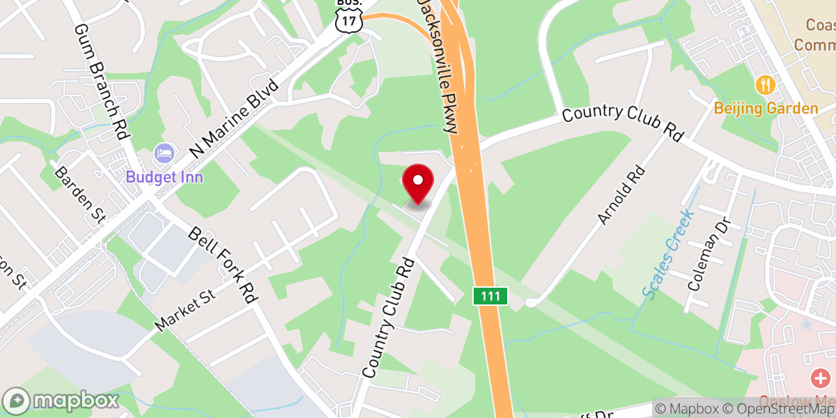 Map showing location of Hartsville Primitive Baptist Church
