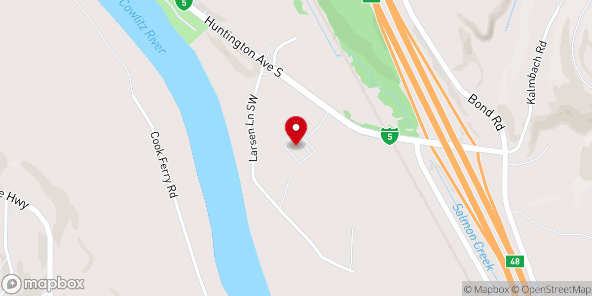 Map showing location of Timberlake Church - Castle Rock