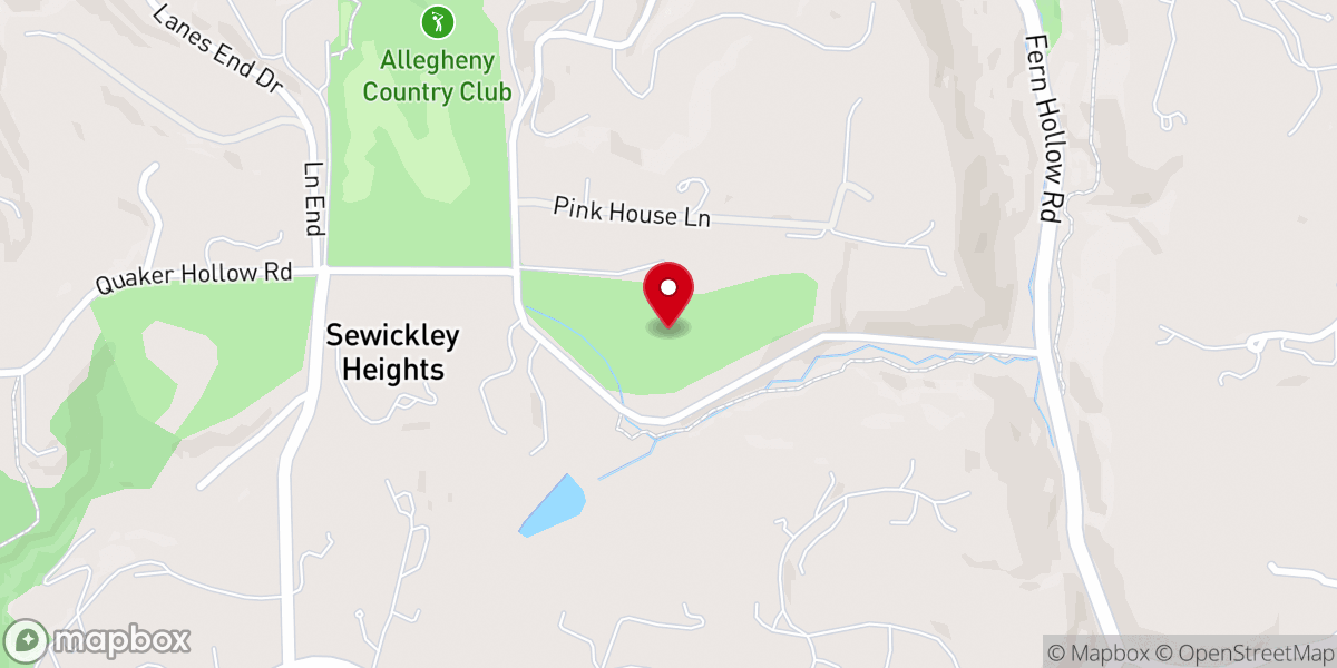 Map showing location of John Guest Ministries