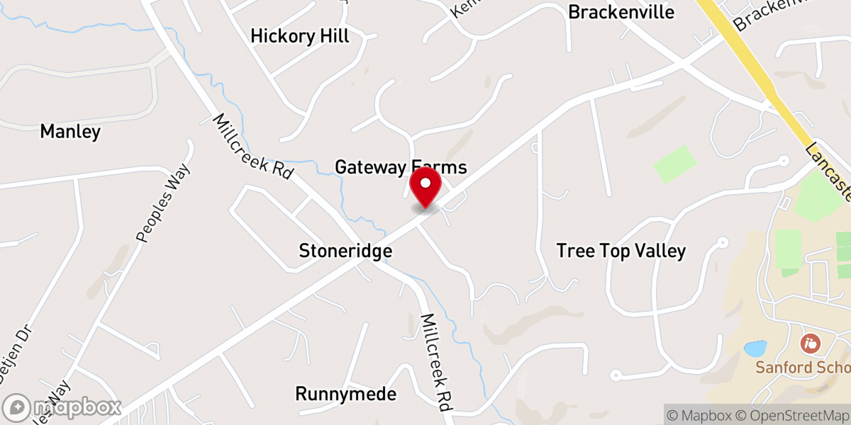 Map showing location of Fellowship Hope Inc