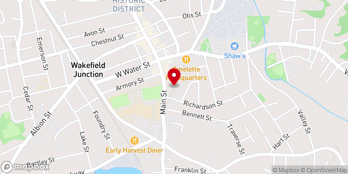 Map showing location of Breath of God Full Gospel Center