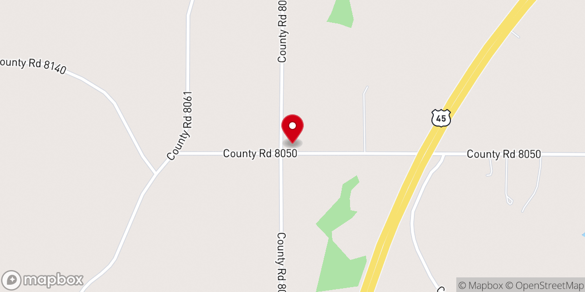 Map showing location of Stutts Chapel