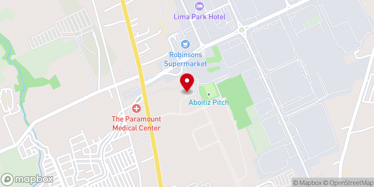 Map showing location of The Outlets Sunday Mass