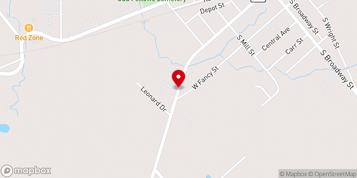 Map showing location of Holy Name Chapel