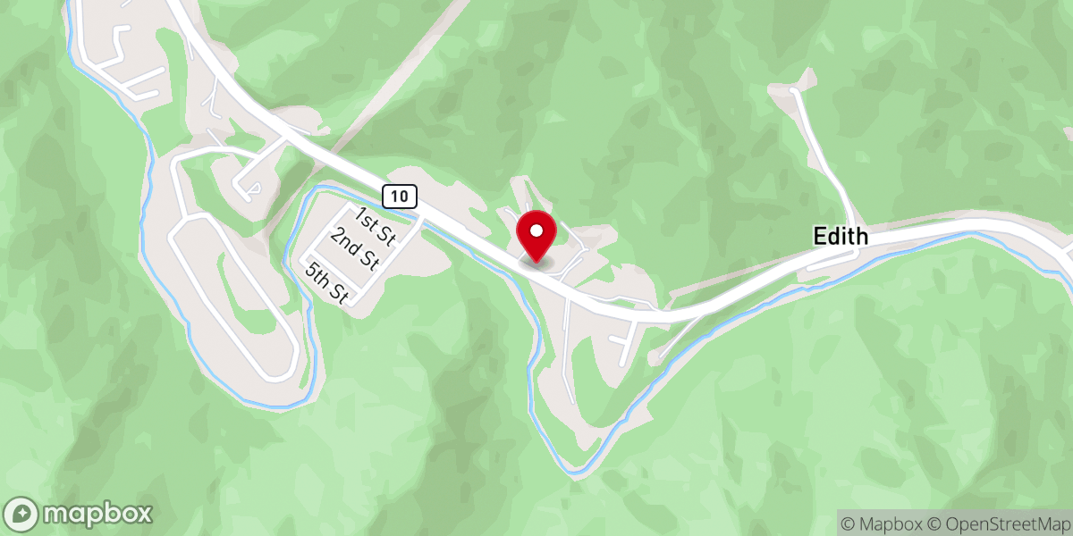 Map showing location of Turkey Ridge Independent Baptist Church