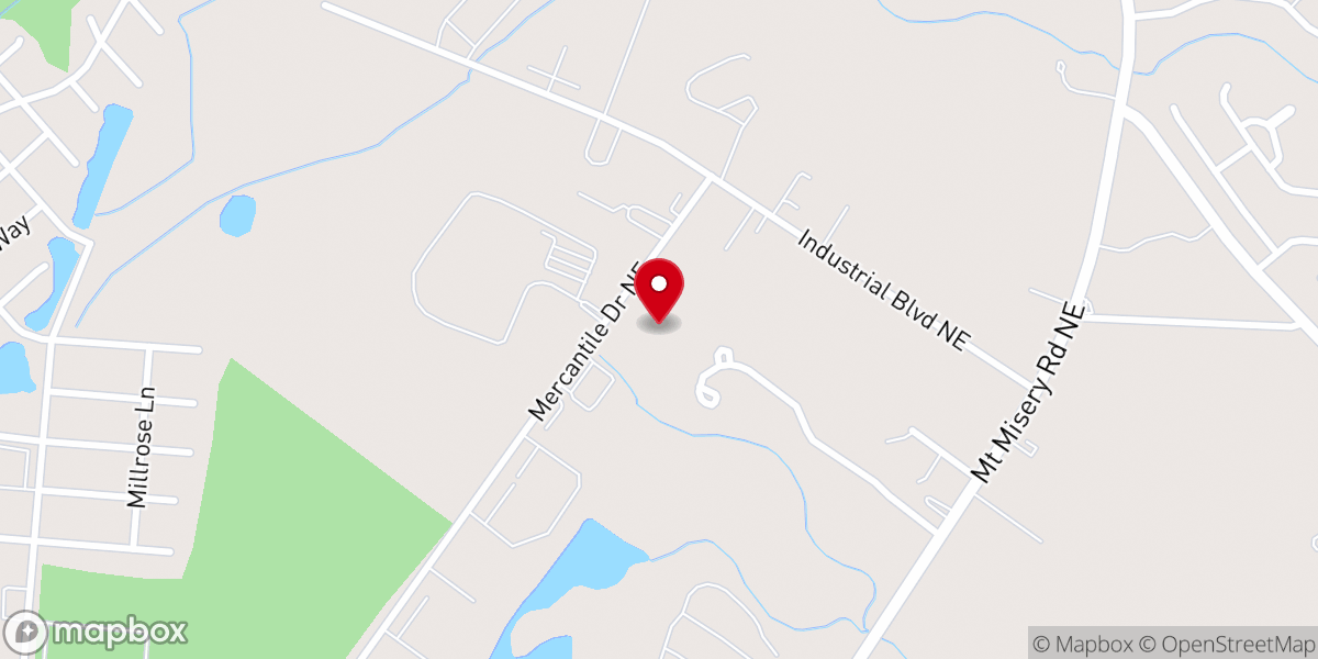 Map showing location of New Morning Church