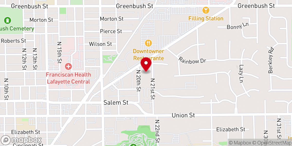 Map showing location of Fore Runners Ministry Church