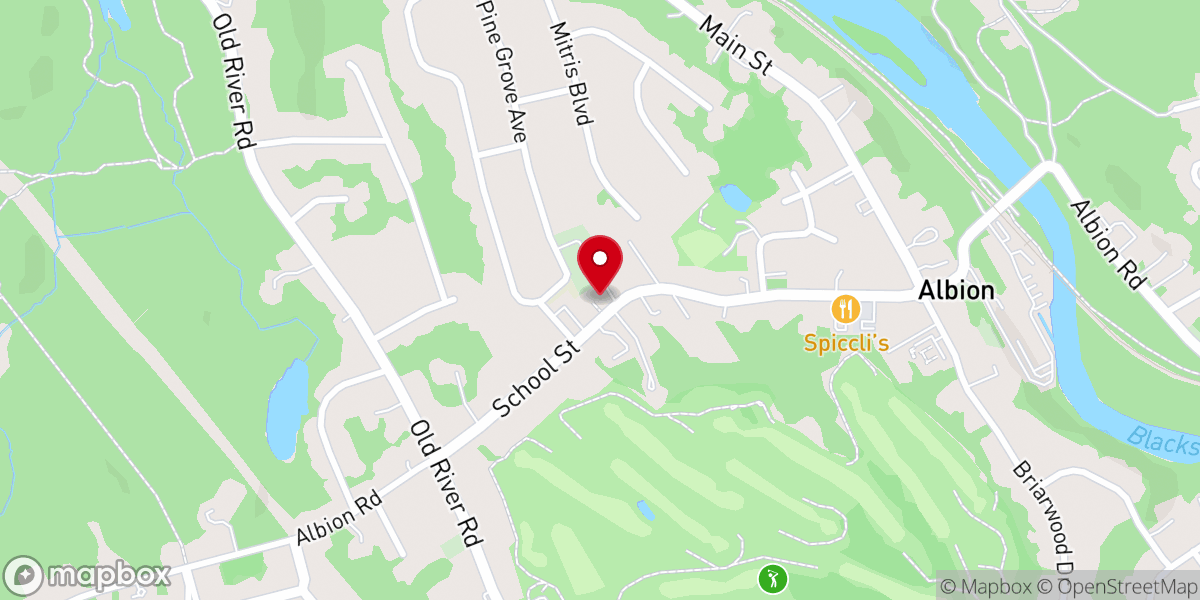 Map showing location of St Ambrose Catholic Church