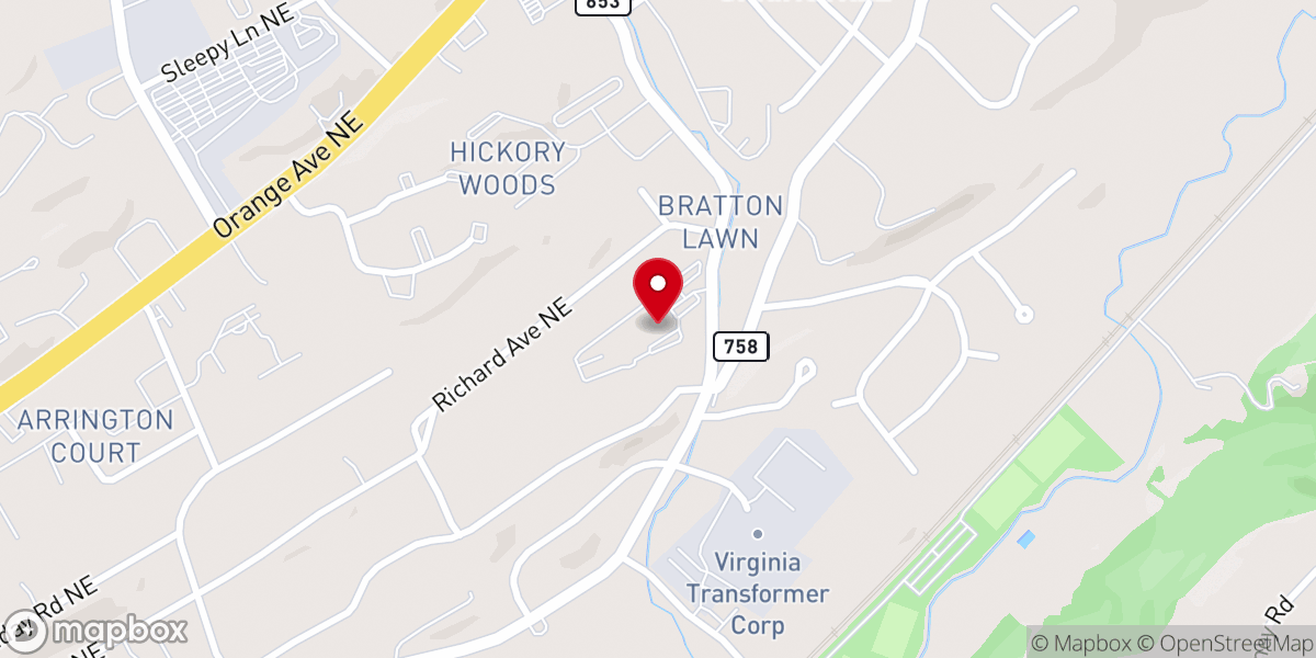 Map showing location of Eastlake Community Church
