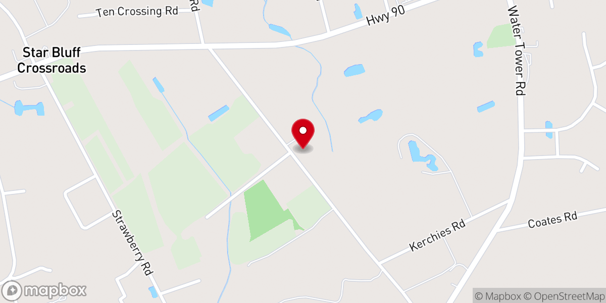 Map showing location of Helping Hand North Strand
