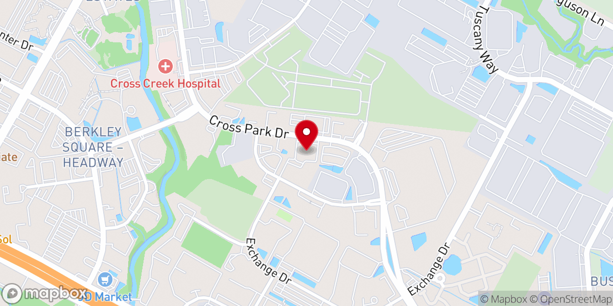 Map showing location of Winners Chapel International (Austin)