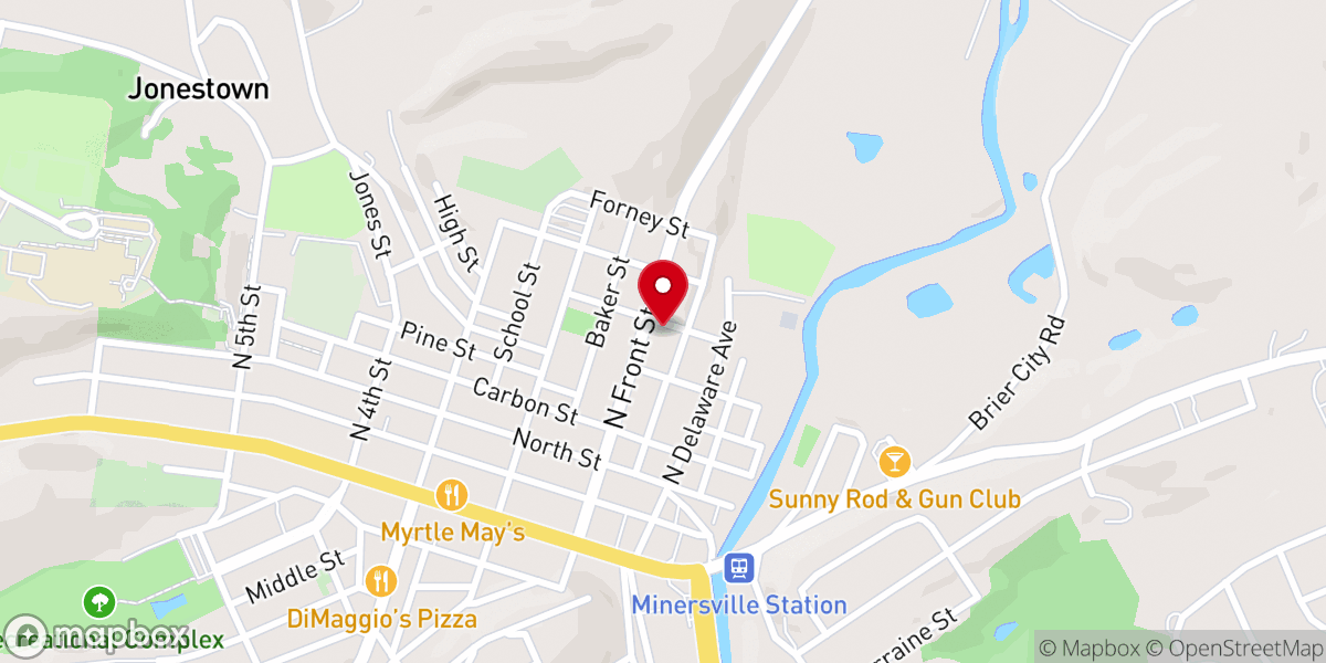 Map showing location of St Nicholas Ukrainian Catholic Church