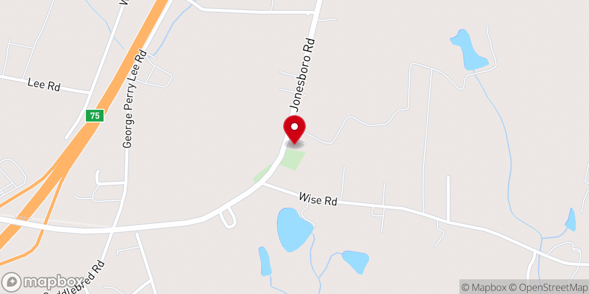 Map showing location of Grove Presbyterian Church, EPC