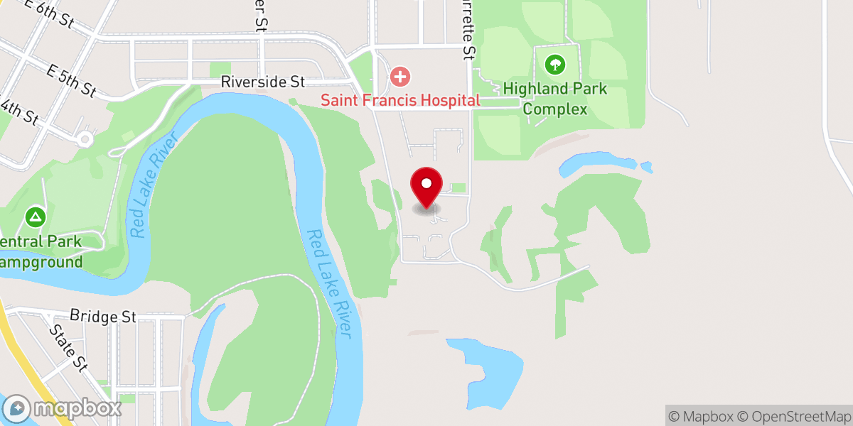 Map showing location of Diocese of Crookston Catholic