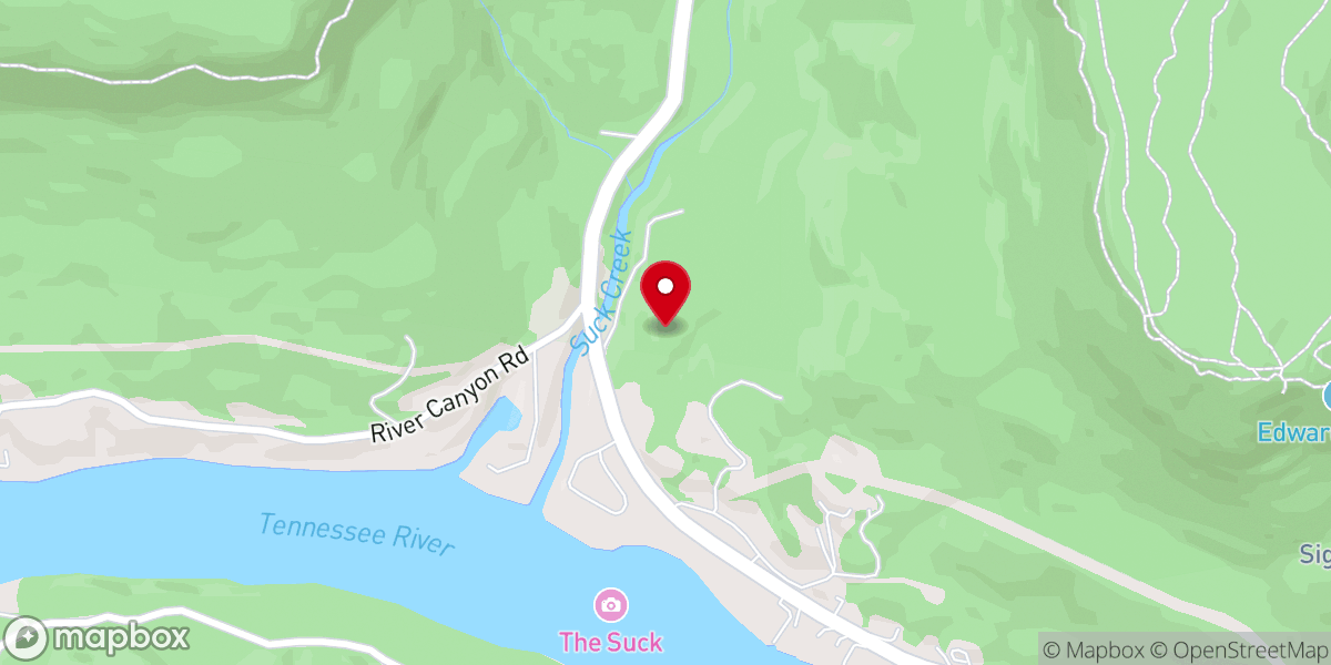 Map showing location of Gardens in the Gorge