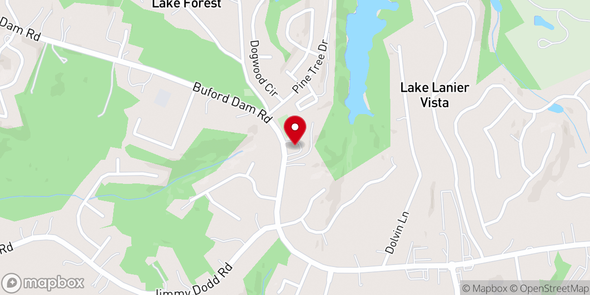 Map showing location of New Prospect United Methodist