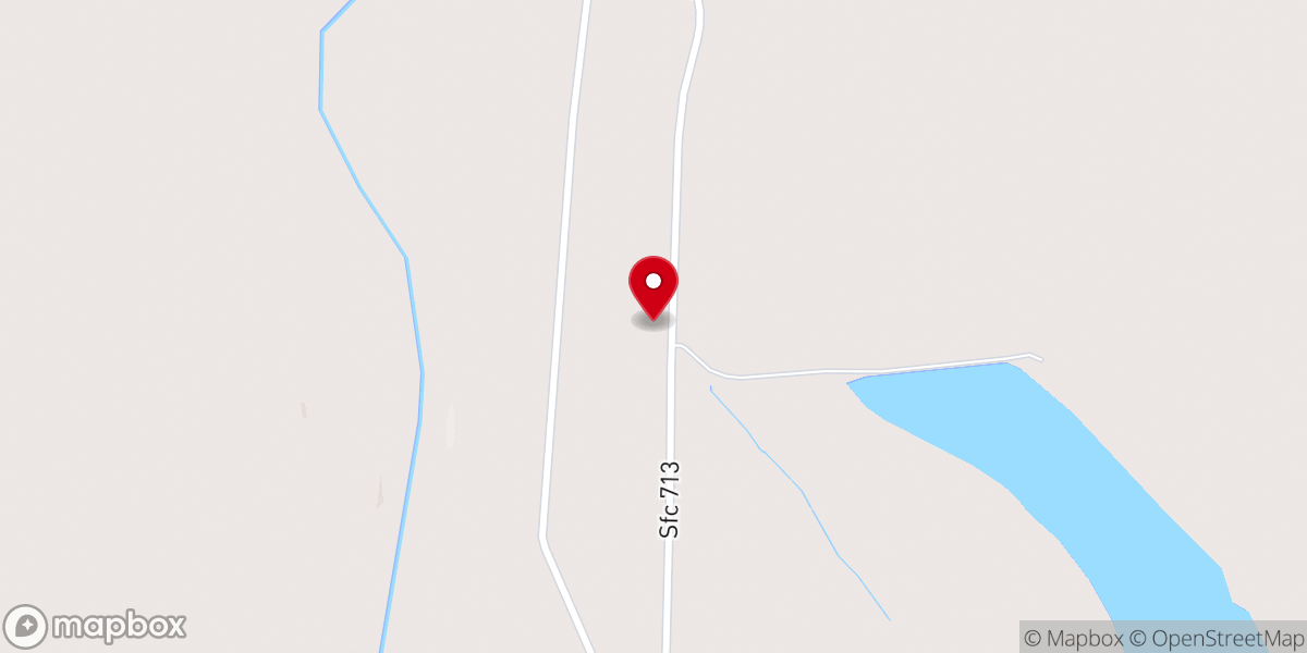 Map showing location of White Rock Church