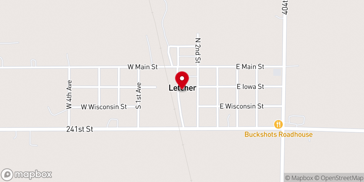 Map showing location of Trinity Church