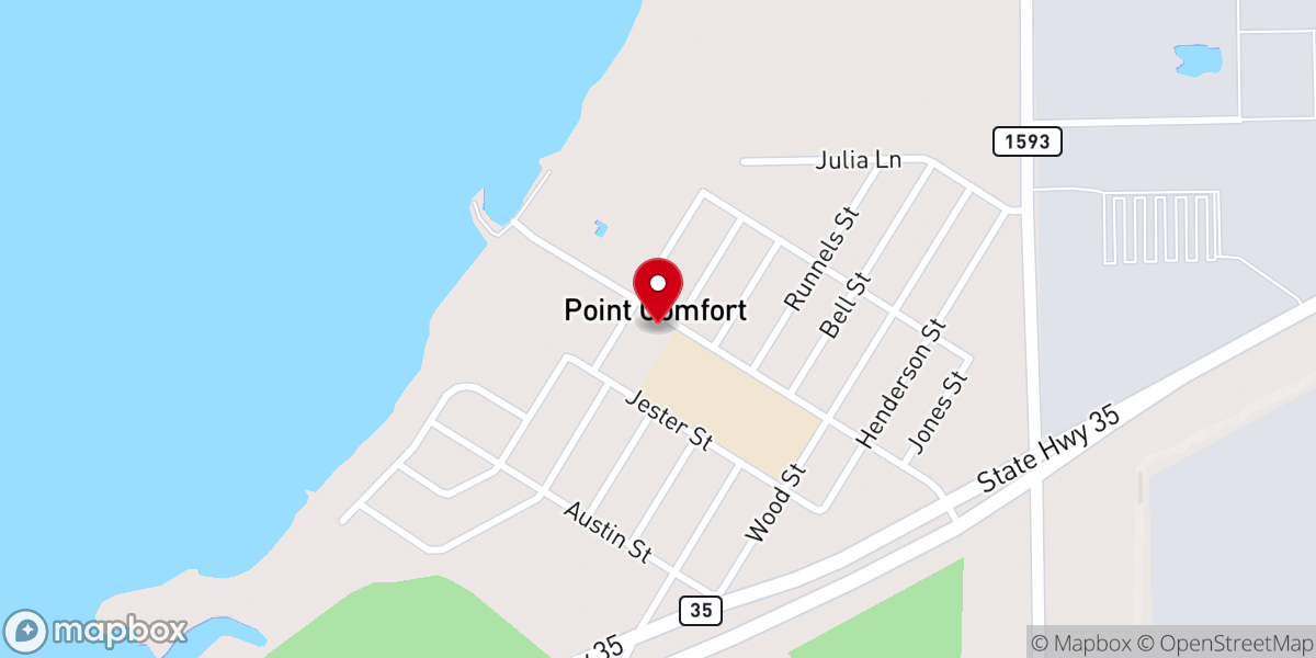 Map showing location of St. Ann Mission Church