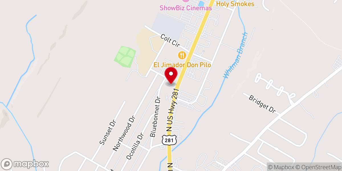 Map showing location of Mosaic Community Church
