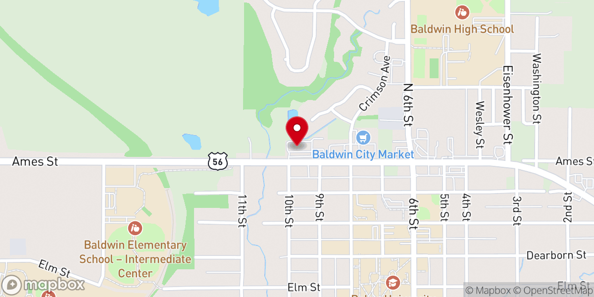 Map showing location of Redemption Bible Church