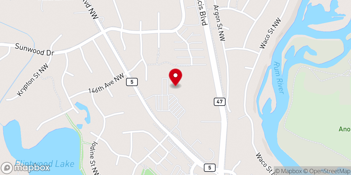 Map showing location of Lord of Life Church