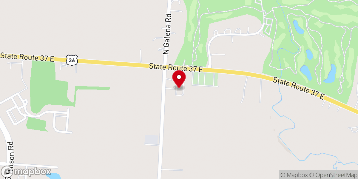 Map showing location of Gospel Light Baptist Church