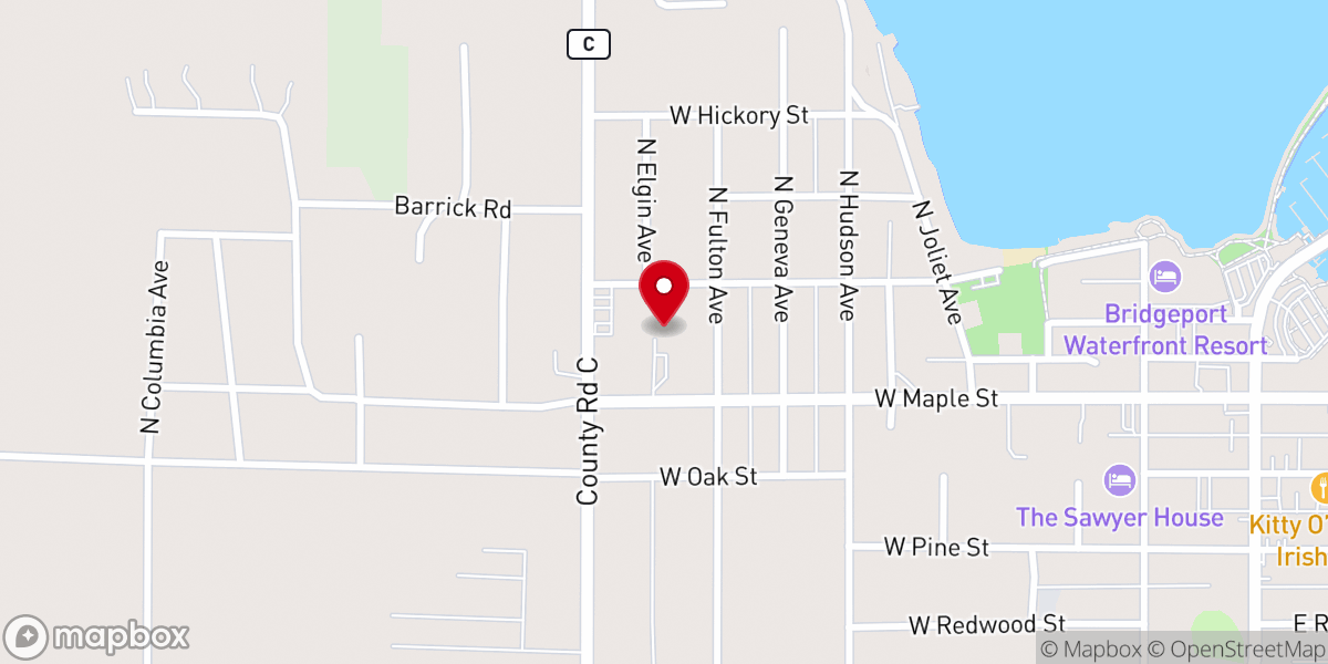 Map showing location of Corpus Christi Catholic Parish