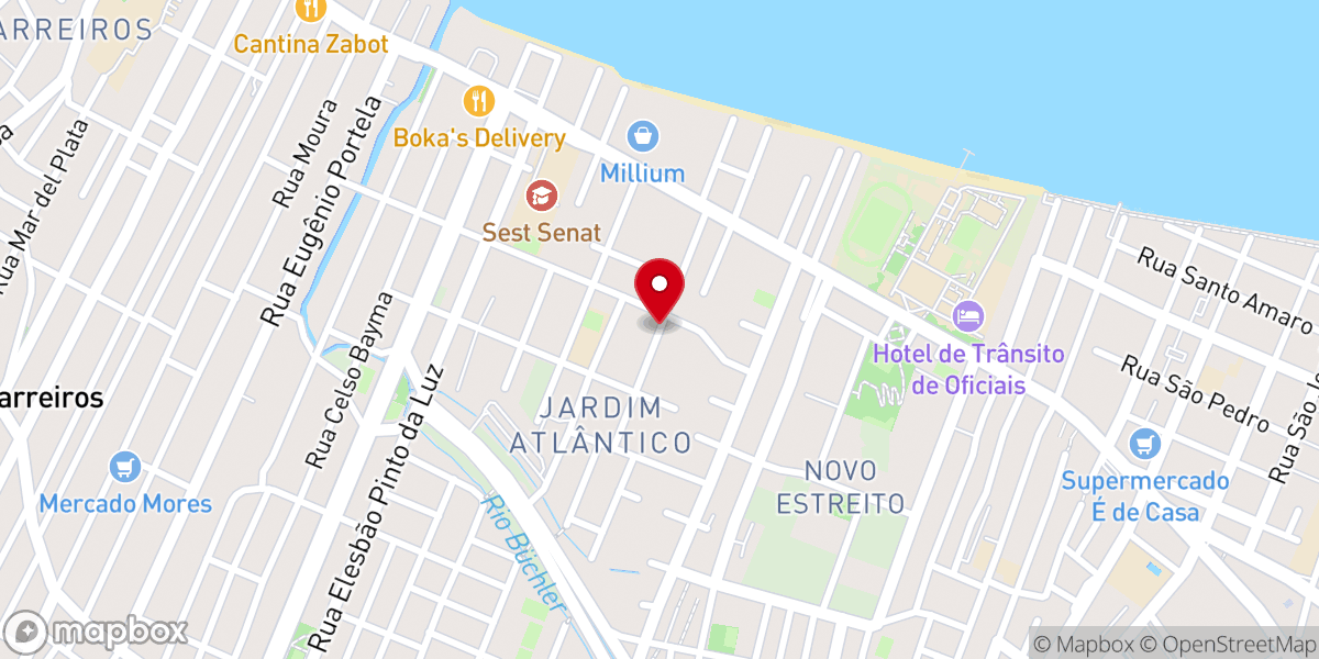 Map showing location of Paróquia São José e Santa Rita de Cássia