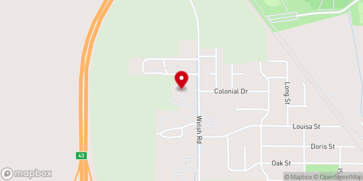 Map showing location of River Valley Alliance Church