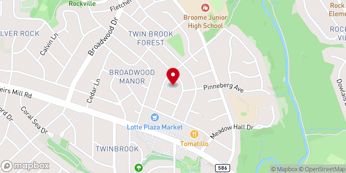 Map showing location of Rockville United Church