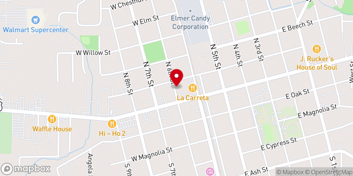 Map showing location of Stray Cats