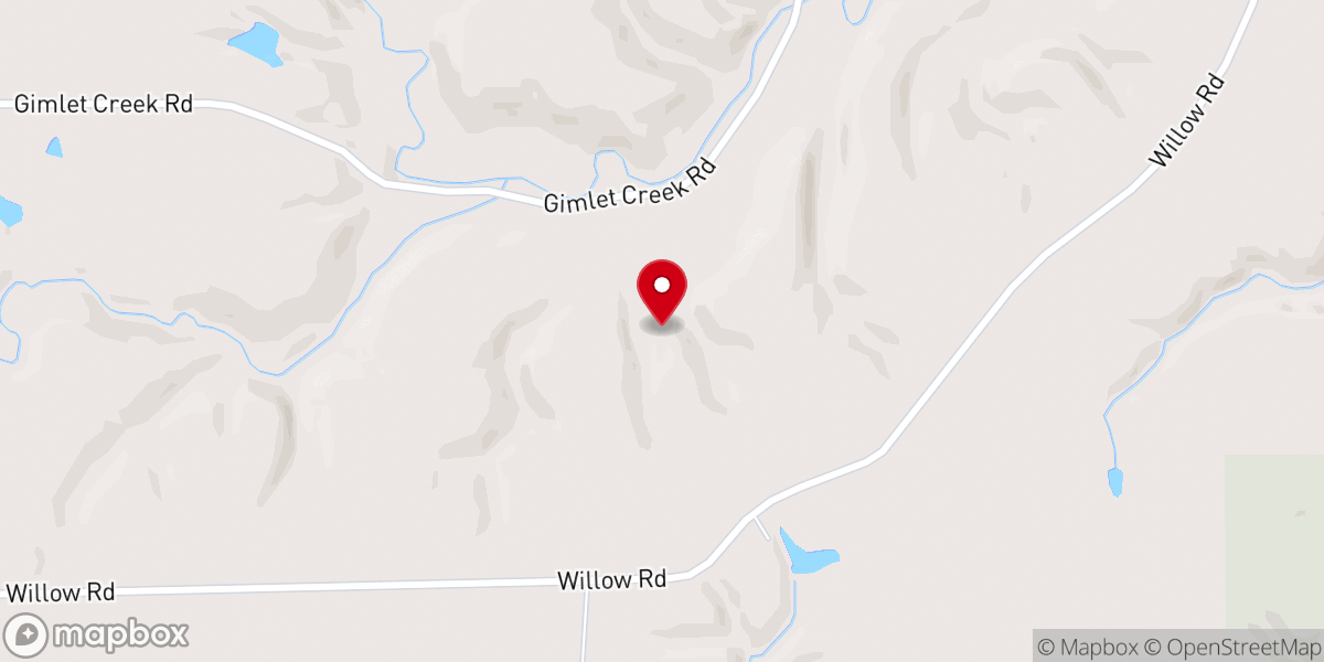 Map showing location of La Prairie Presbyterian Church