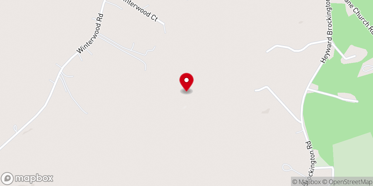 Map showing location of Willie J Thompson JR Ministries