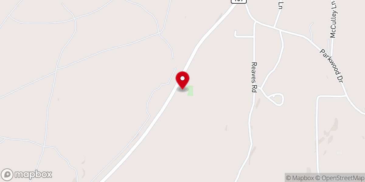 Map showing location of Lloyds Chapel Baptist Church