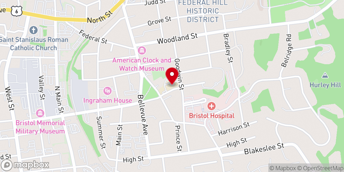 Map showing location of St. Joseph School