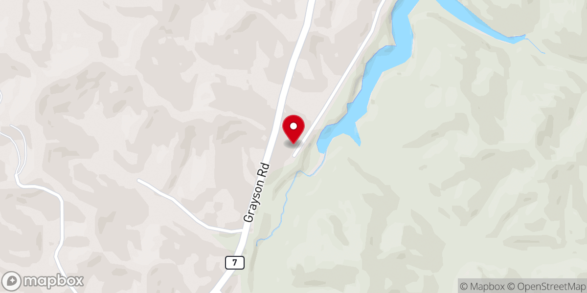 Map showing location of Lower Bruin Church
