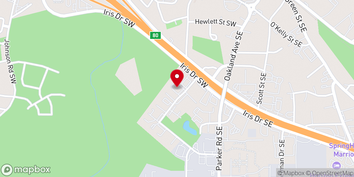 Map showing location of Father's House Church