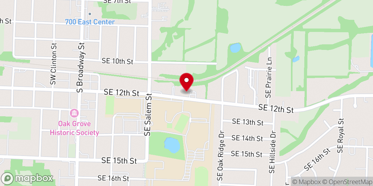 Map showing location of Shepherd of the Valley Lutheran