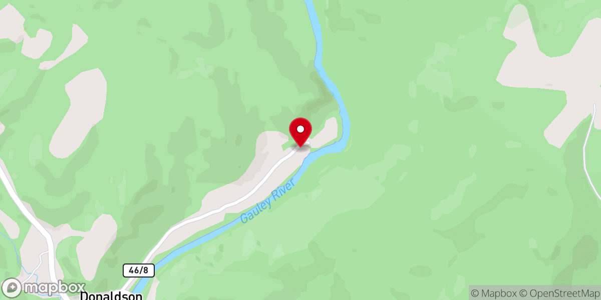 Map showing location of West Virginia Baptist Camp