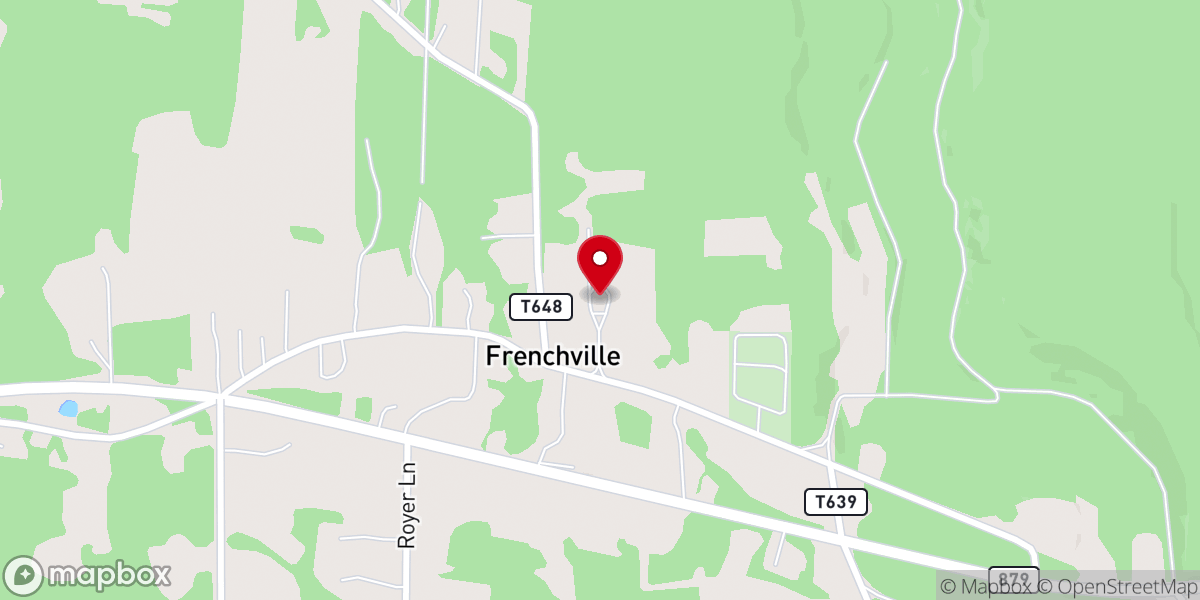 Map showing location of St Marys Church