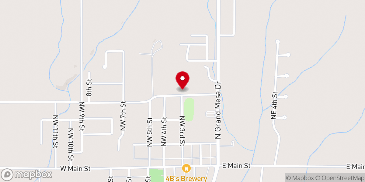 Map showing location of St Philip's Catholic Church