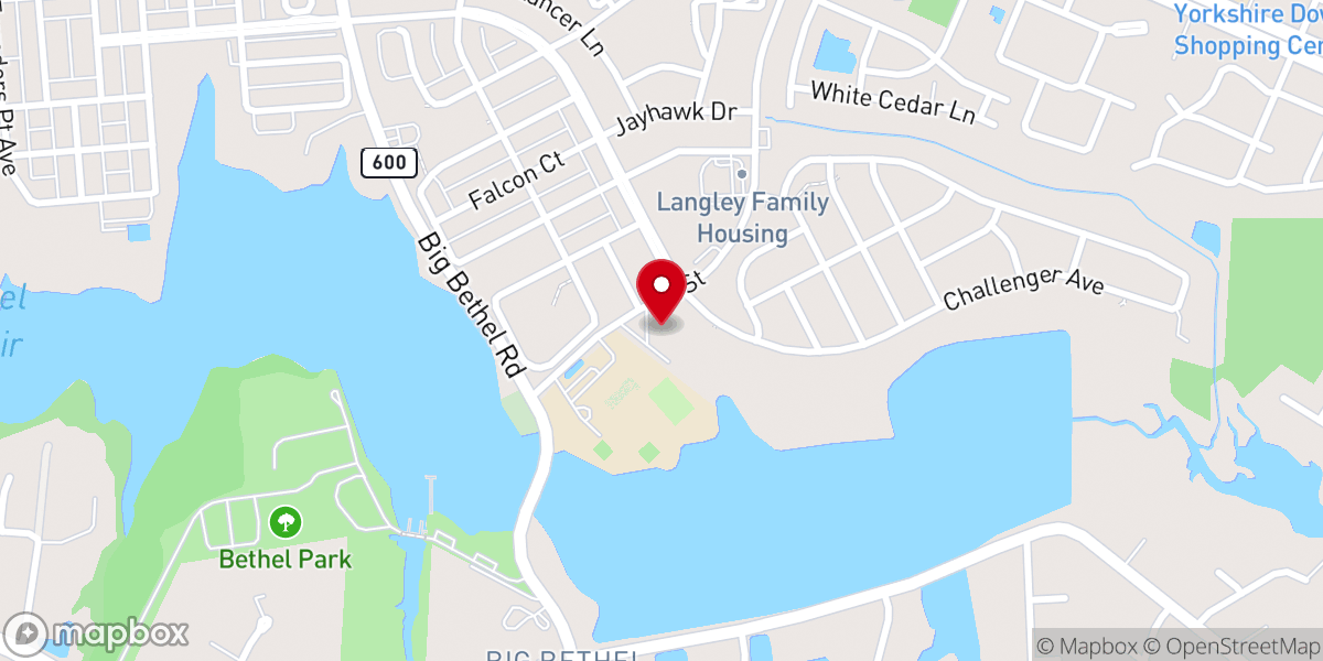 Map showing location of Bethel Manor Chapel