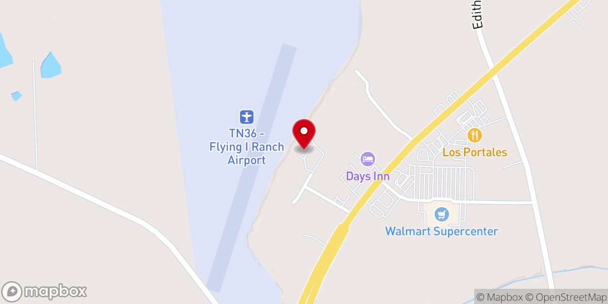 Map showing location of Chapel Ridge Ripley