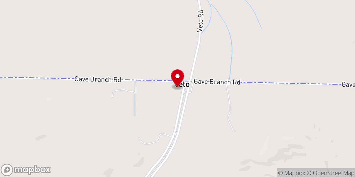 Map showing location of New Salem Church